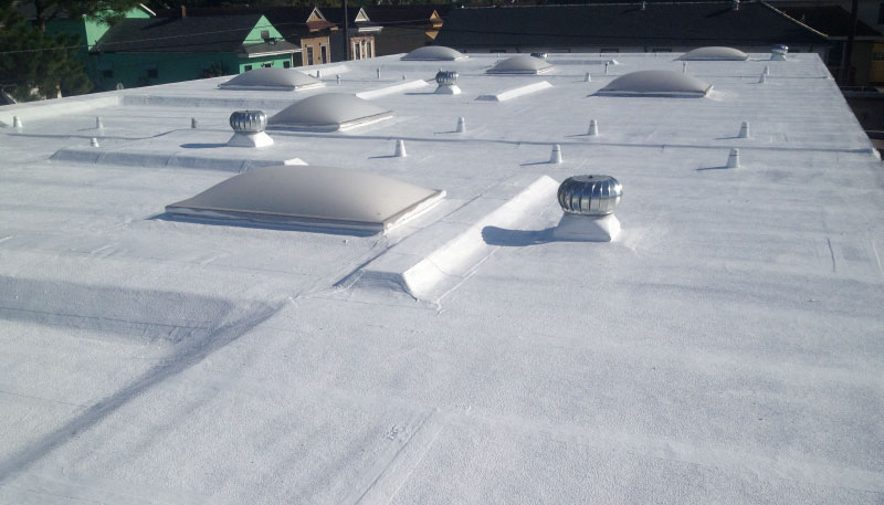 Pic of coated rooftop